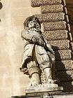 Statua di Vauban, Beauvais Rotonde, Le Louvre, Parigi, Francia.