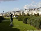 Styling Bagnante, statua in bronzo di Maillol in Tuileries, a Parigi, Francia.