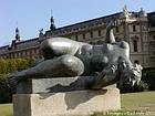 Statua La Rivière, scultura Maillol, Jardin des Tuileries, a Parigi, Francia.