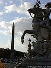 Ombra sul Concorde e Mercurio, Coysevox Parigi, Francia.