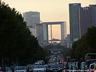 Luce della sera, La Défense, Parigi, Francia.