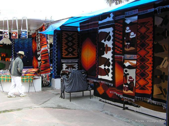 Indiani stallo stuoie, Otavalo -Equador