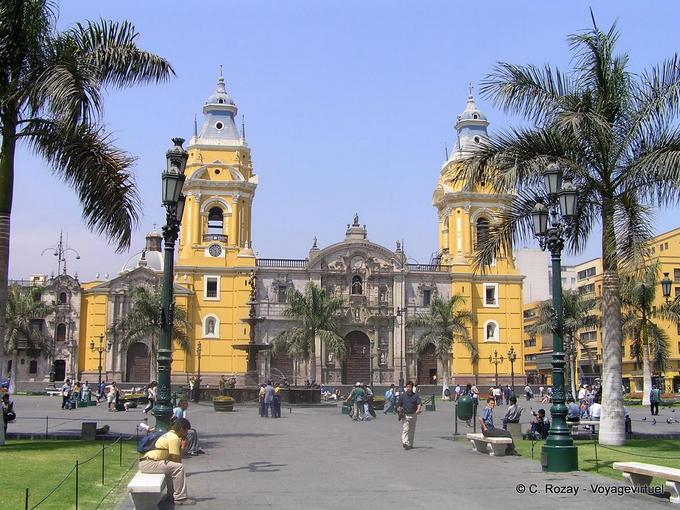 Cattedrale di Lima, facciata -Perù