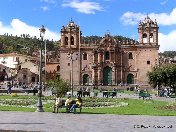 Cusco, Plaza de Armas, Catedral de la Compania -Perù