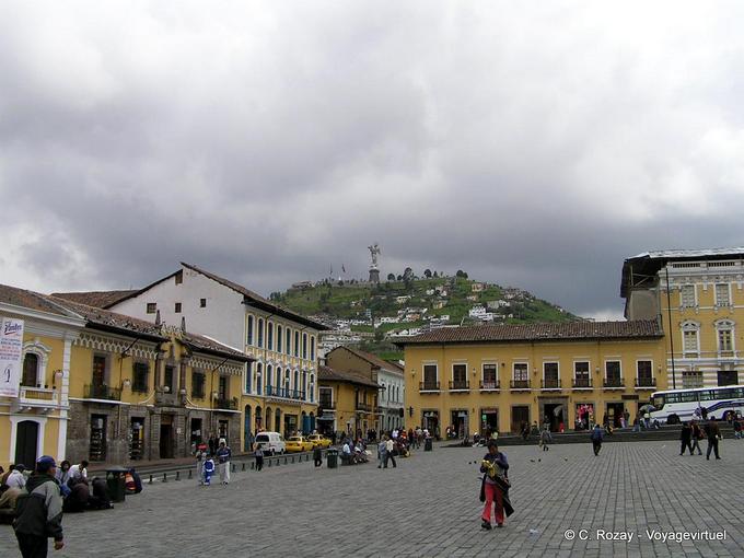 Vista Mirador El Panecillo, Quito -Equador