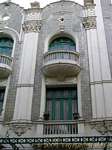 Quito, balcone di pietra, Equador.