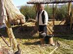 Man Costume Aymaras, Lago Titicaca, Perù.