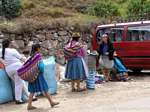 Pisac, il trasporto di attesa, Perù.