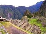 Zona abitata up (Hanan), Machu Picchu, Perù.