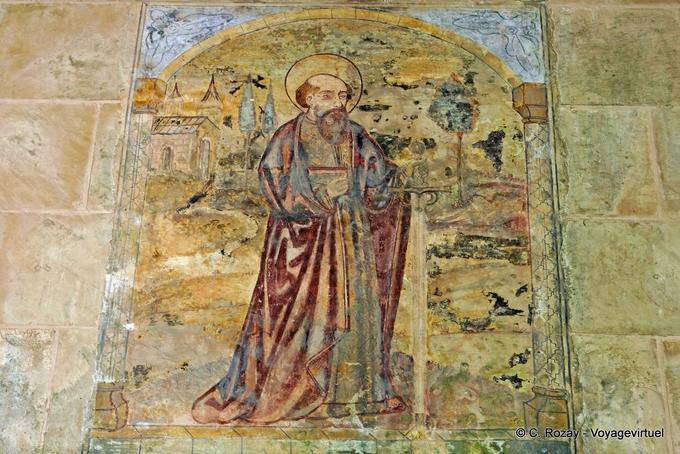 Murale, monastero di Santa Maria da Vitoria, Batalha - Portogallo