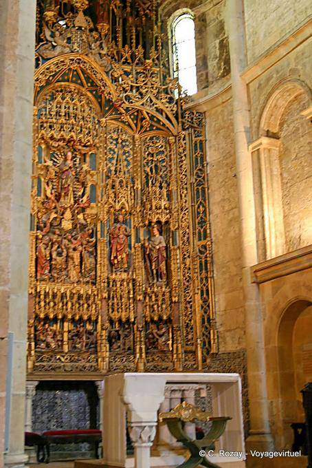 L'altare maggiore, Sé Velha, Coimbra - Portogallo