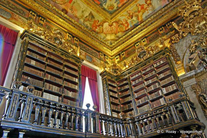Piano della Biblioteca Joanina, Università di Coimbra - Portogallo