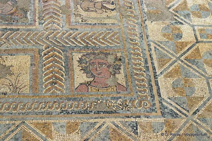 Casa getti d'acqua, vari mosaici, Conimbriga - Portogallo