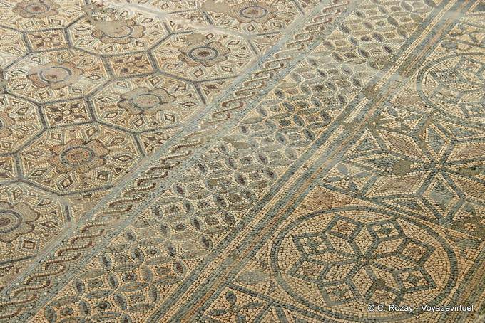 Frammento del mosaico in rovine romane, Conimbriga - Portogallo
