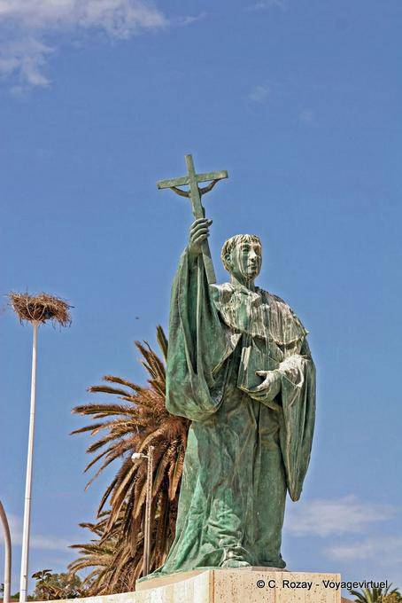 Statua di San Goncalo, patrono dei pescatori, Lagos - Portogallo