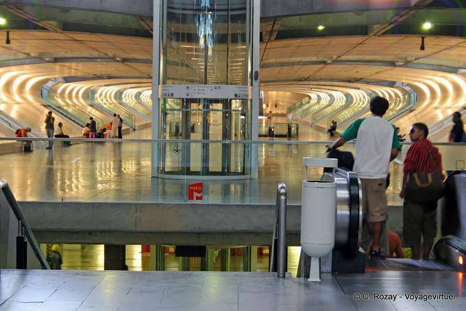 Metro Station Nações, Lisbona - Portogallo
