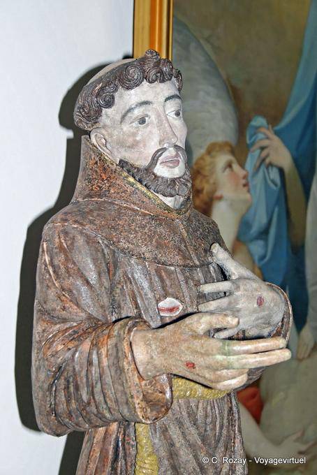 Statua di San Francesco, Museo d'Arte Sacra, Porto - Portogallo