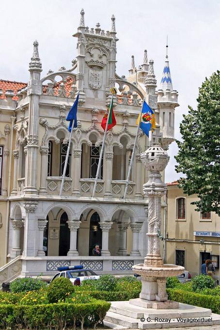 Parte della facciata della Camara Municipal de Sintra - Portogallo