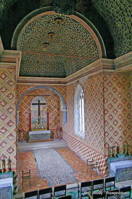 La Chapelle, la simbiosi tra arte cristiana e arte islamica, il Palazzo Nazionale di Sintra, Sintra - Portogallo
