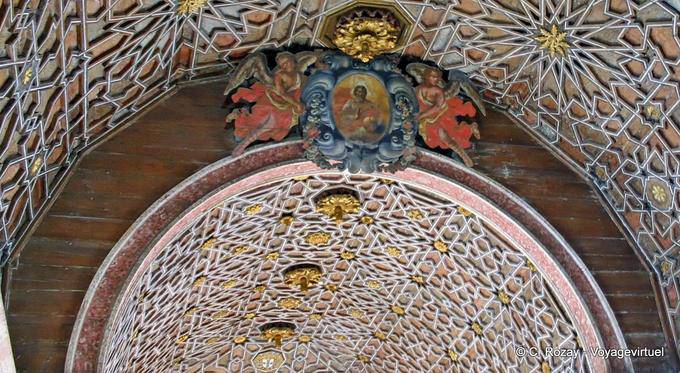 Focus sul soffitto mudejar, Sintra Palazzo Cappella - Portogallo