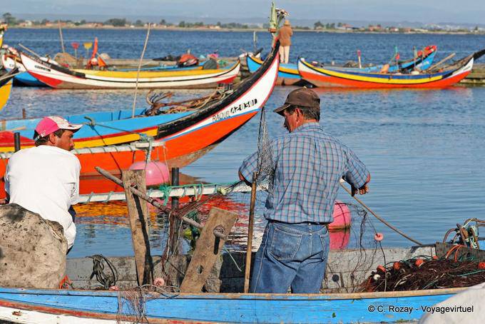 Pescatori al lavoro, Torreira - Portogallo