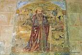 Murale, monastero di Santa Maria da Vitoria, Batalha, Portogallo.