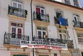 Repressione sessuale, la protesta al balcone, Coimbra, Portogallo.