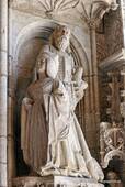 Statua di Dona Maria e San Giovanni Battista Monastero dos Jerónimos, Lisbona, Portogallo.