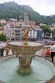 Una fontana in piazza della Repubblica, Sintra, Portogallo.