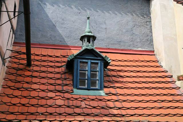 Chien-assis, Ruelle d'Or, Zlata Ulicka, (Prazsky Hrad) - Praga, Repubblica Ceca
