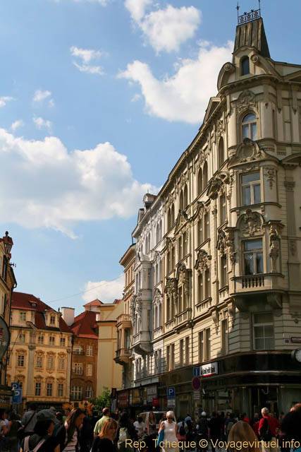 Immeuble à l'angle de Havelska et Melantrichova - Praga, Repubblica Ceca