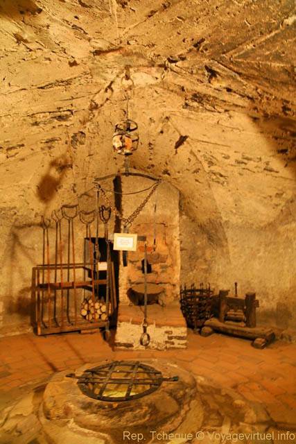 Hradčany, Daliborka, la salle de torture, (Prazsky Hrad) - Praga, Repubblica Ceca