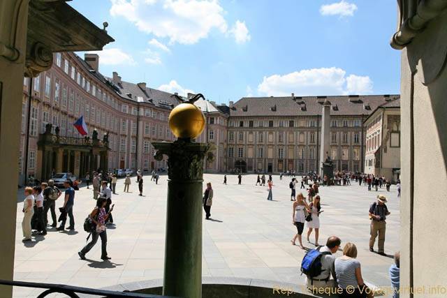 Hradcany, la troisième Cour du château Royal, (Prazsky Hrad) - Praga, Repubblica Ceca