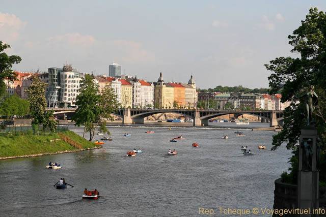 Le pont Jirásek (Jiraskuv Most) - Praga, Repubblica Ceca