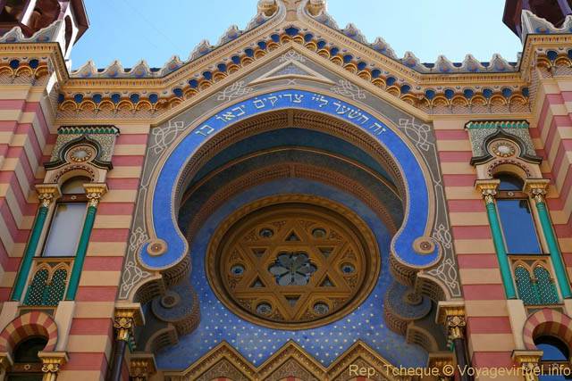Entre art nouveau et style mauresque, la Synagogue jubilaire, (Jubilejní synagoga), Jeruzalemska - Praga, Repubblica Ceca