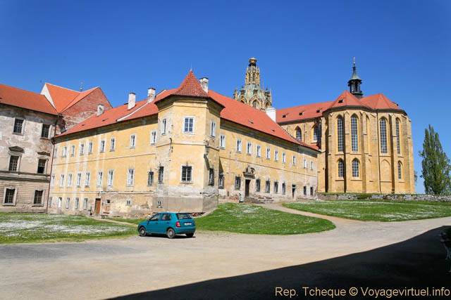 Monastère bénédictin de Kladruby, vue extérieure - Praga, Repubblica Ceca