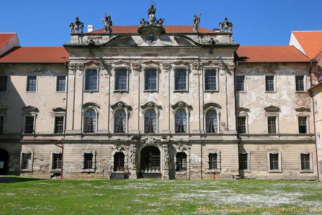 La façade principale du Monastère de Kladruby - Praga, Repubblica Ceca