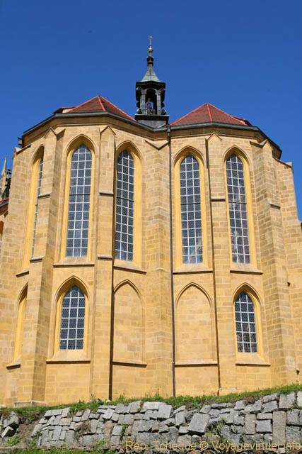 Les absides derrière le choeur, vue extérieure, Monastère de Kladruby - Praga, Repubblica Ceca