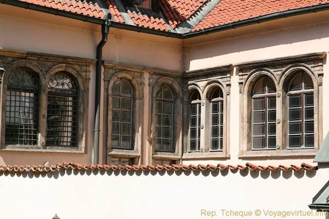 Les fenêtres de la Synagogue Klaus - Praga, Repubblica Ceca