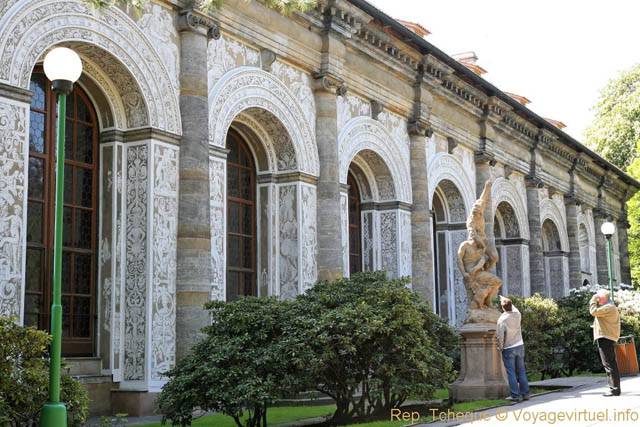 Kralovska Zahrada, les arcades de la Maison du jeu de paume, Micovna, (Prazsky Hrad) - Praga, Repubblica Ceca