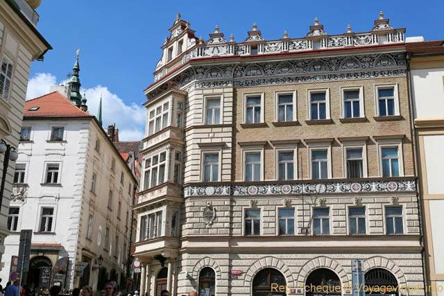 Architecture d'un immeuble, Place Malostranské, Malá Strana - Praga, Repubblica Ceca