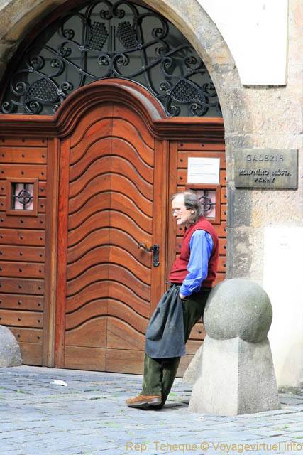 L'homme au tablier, Melantrichova - Praga, Repubblica Ceca