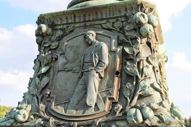 Pied sculpté, le pont des Légions (Most Legii) - Praga, Repubblica Ceca