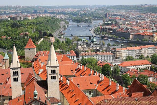 Panorama sur la ville depuis Saint Guy - Praga, Repubblica Ceca