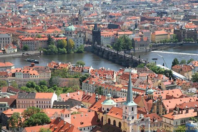 Point de vue sur Stare Mesto depuis Saint Guy - Praga, Repubblica Ceca