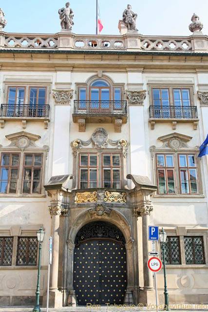 Façade et statues, Prokopska, Malá Strana - Praga, Repubblica Ceca