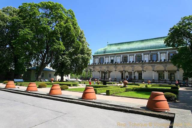 Dans les jardins du Palais d'été de la reine Anne (Letohrádek královny Anny), (Prazsky Hrad) - Praga, Repubblica Ceca
