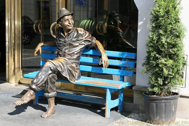 Rytirska, l'Homme aux Pieds Nus, Sculpture - Praga, Repubblica Ceca
