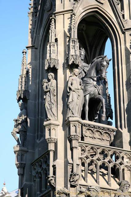 Statue équestre de l'empereur François 1er, bronze de Josef Max, Smetanovo nábřeží - Praga, Repubblica Ceca