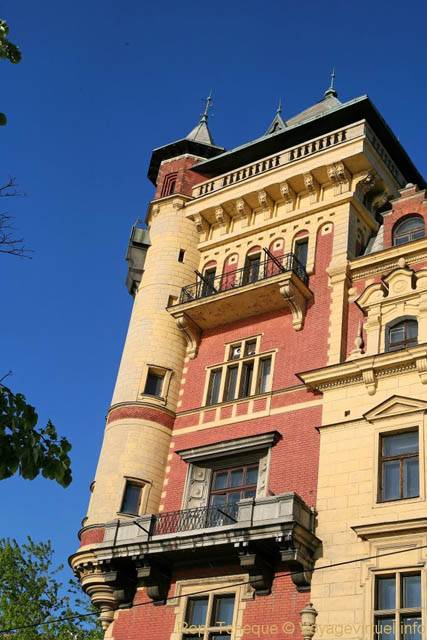 Immeuble du restaurant Bellevue, Smetanovo nábřeží - Praga, Repubblica Ceca